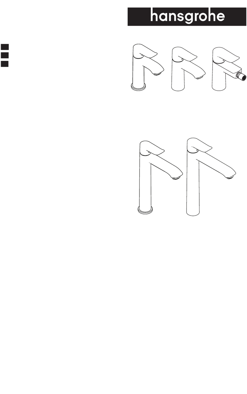 Hans Grohe Metris 31088 1 Series Instruction Manual