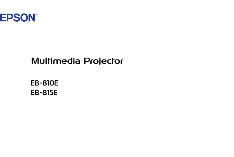 Epson EB-810E User manual