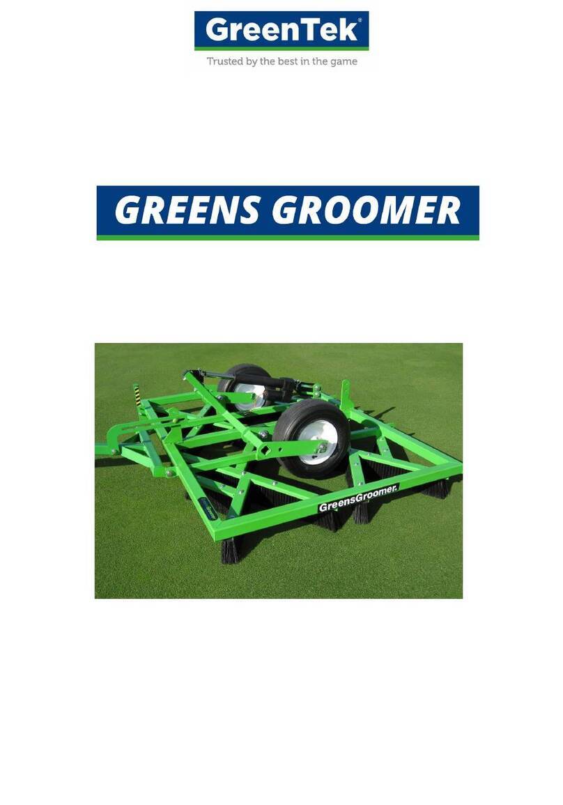 Greentek GREENS GROOMER User manual