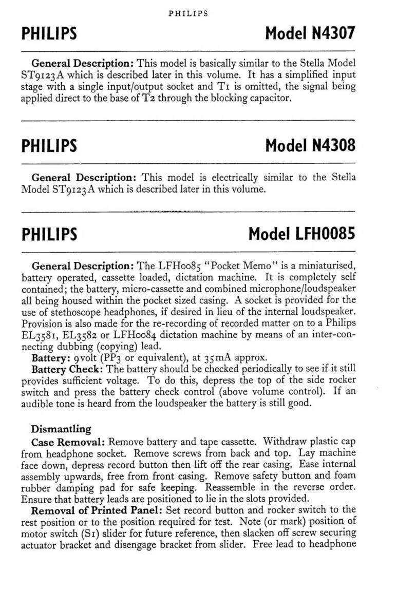 Philips N4307 manual