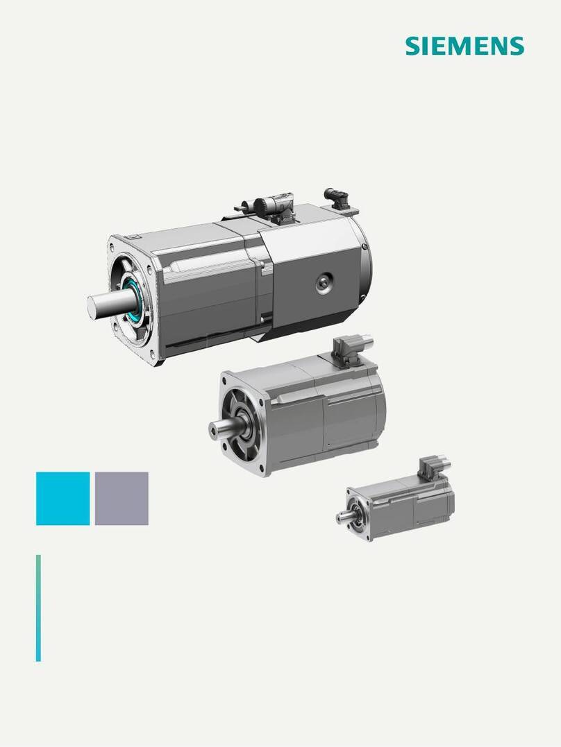 Siemens SIMOTICS S-1FT2 User manual