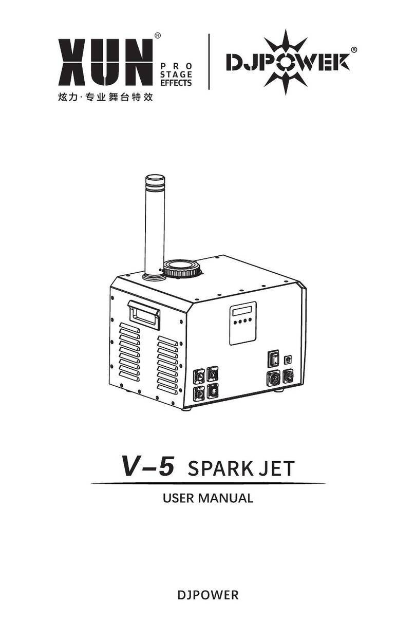 dj power XUN V-5 User manual