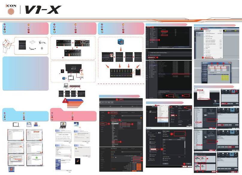ICON V1-X User manual ICON V1-X User manual