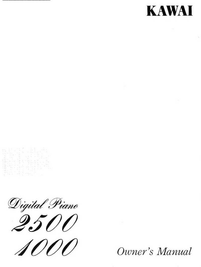 Kawai 2500 User manual Kawai 2500 User manual