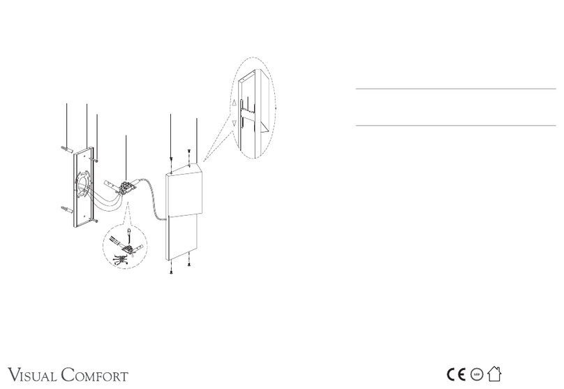 Visual Comfort Rega Assembly instructions