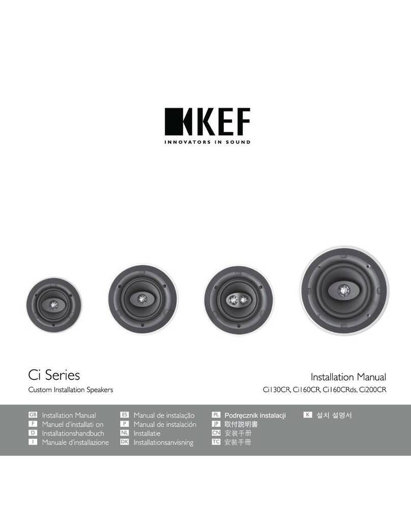 KEF Ci Series User manual