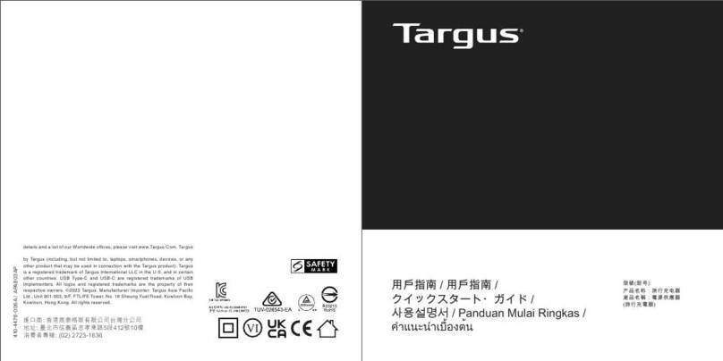 Targus APA803 User manual