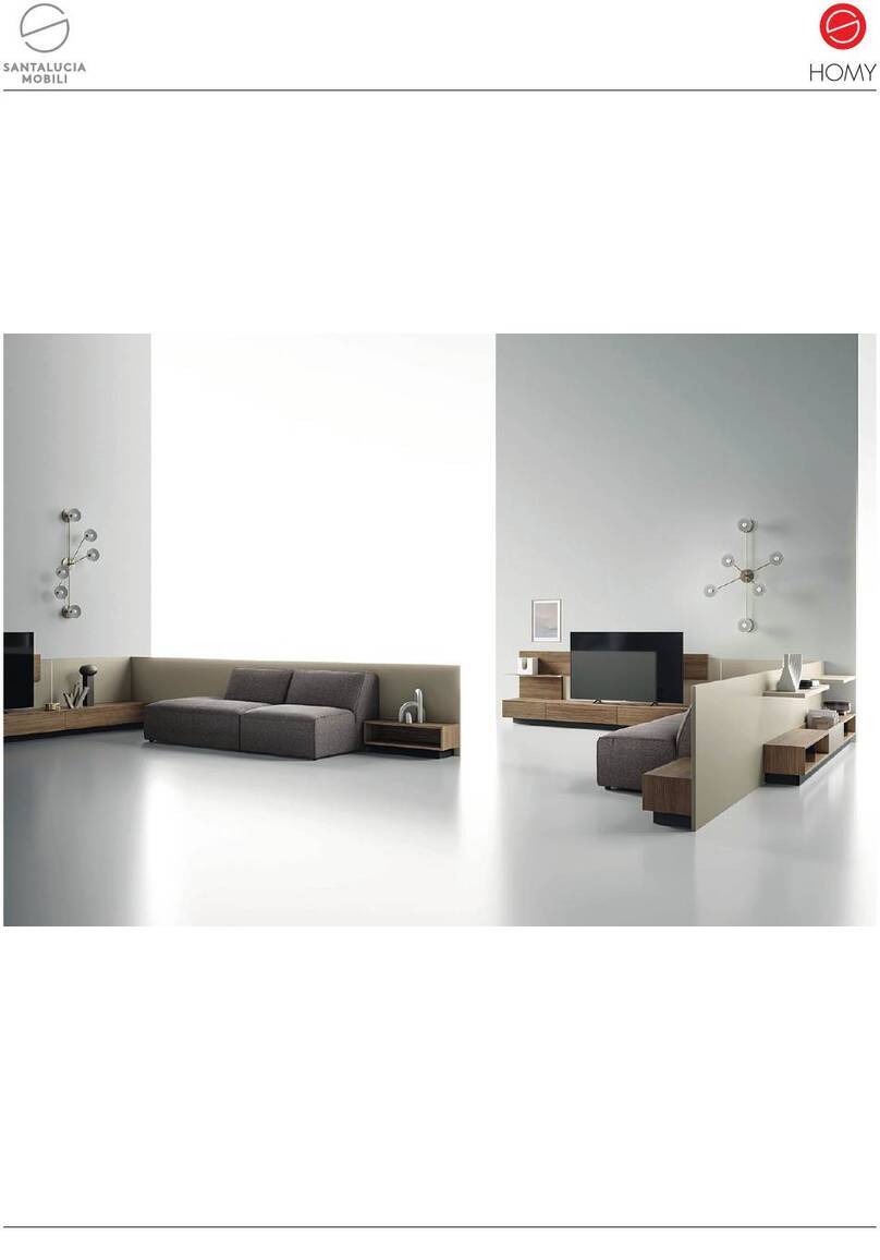 Santalucia Mobili HOMY Living Assembly instructions Santalucia Mobili HOMY Living Assembly instructions