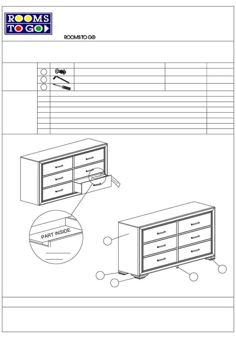 ROOMS TO GO HD1619-352C User manual