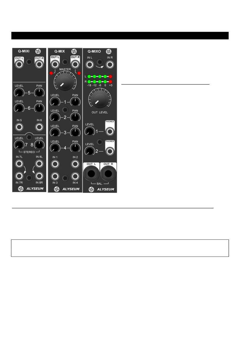Alyseum Q-MIXI user manual