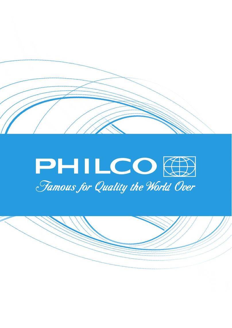 Philco PD 1466 DBIT manual