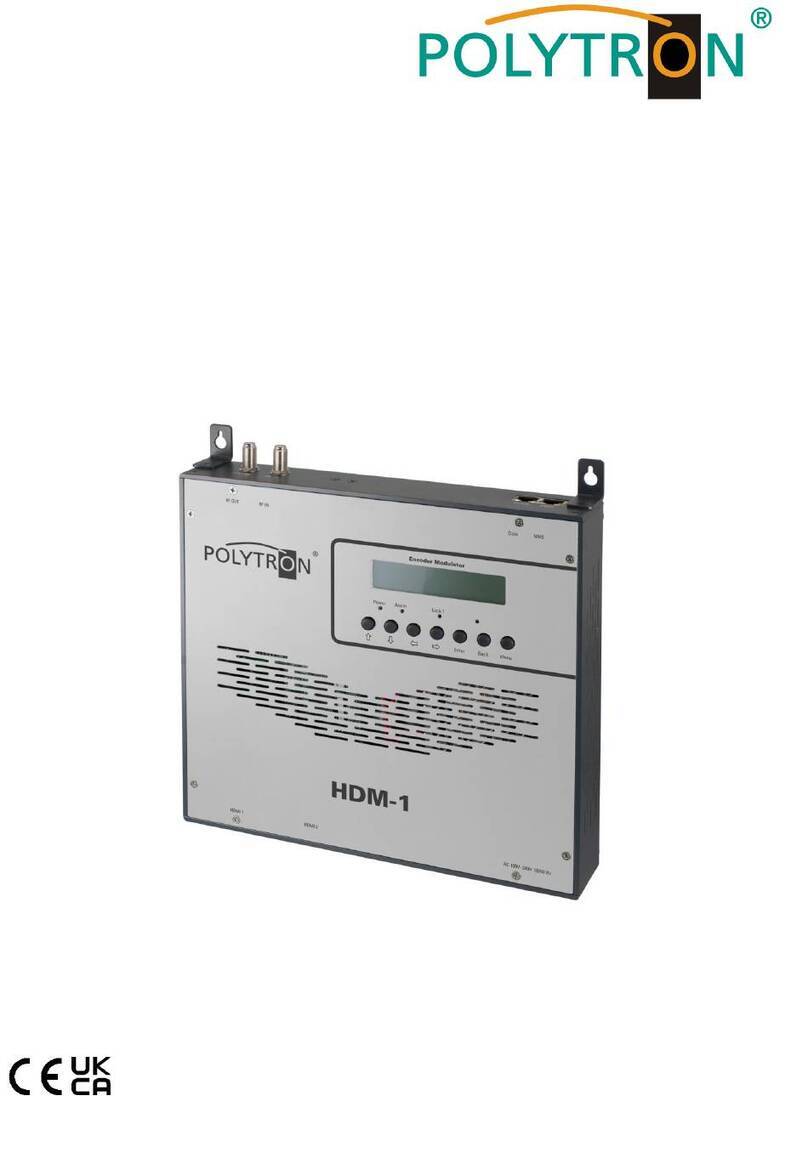 Polytron HDM 1 T User manual
