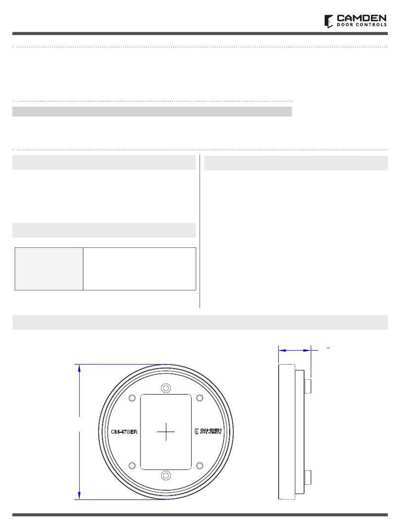 CAMDEN CM-47-ADP1 manual