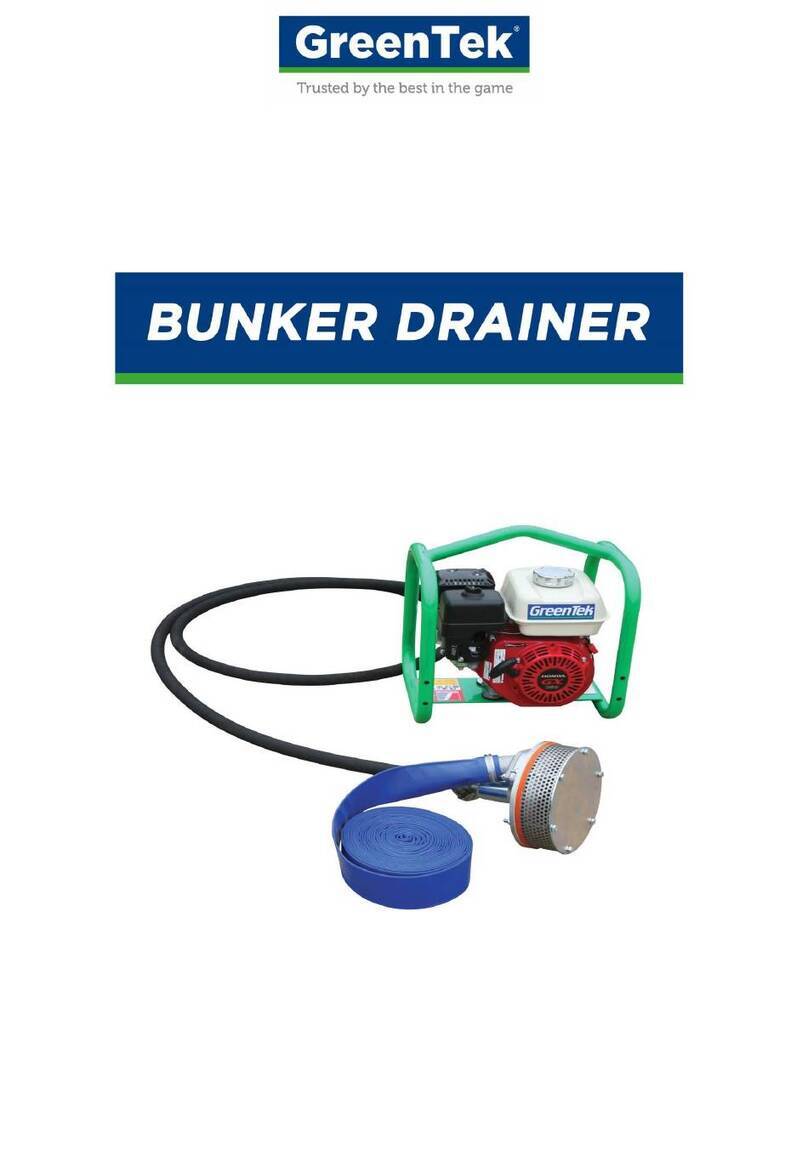 Greentek BUNKER DRAINER Operator's manual