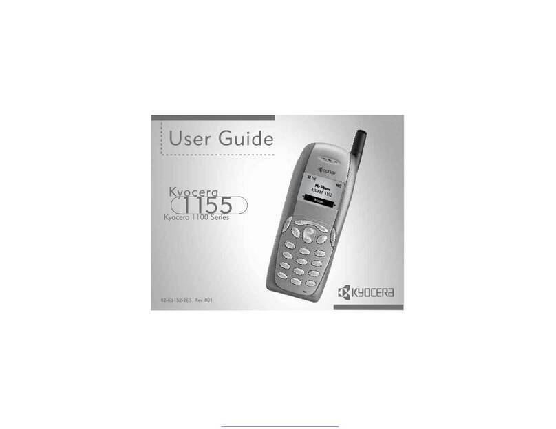 Kyocera 1100 Series User manual