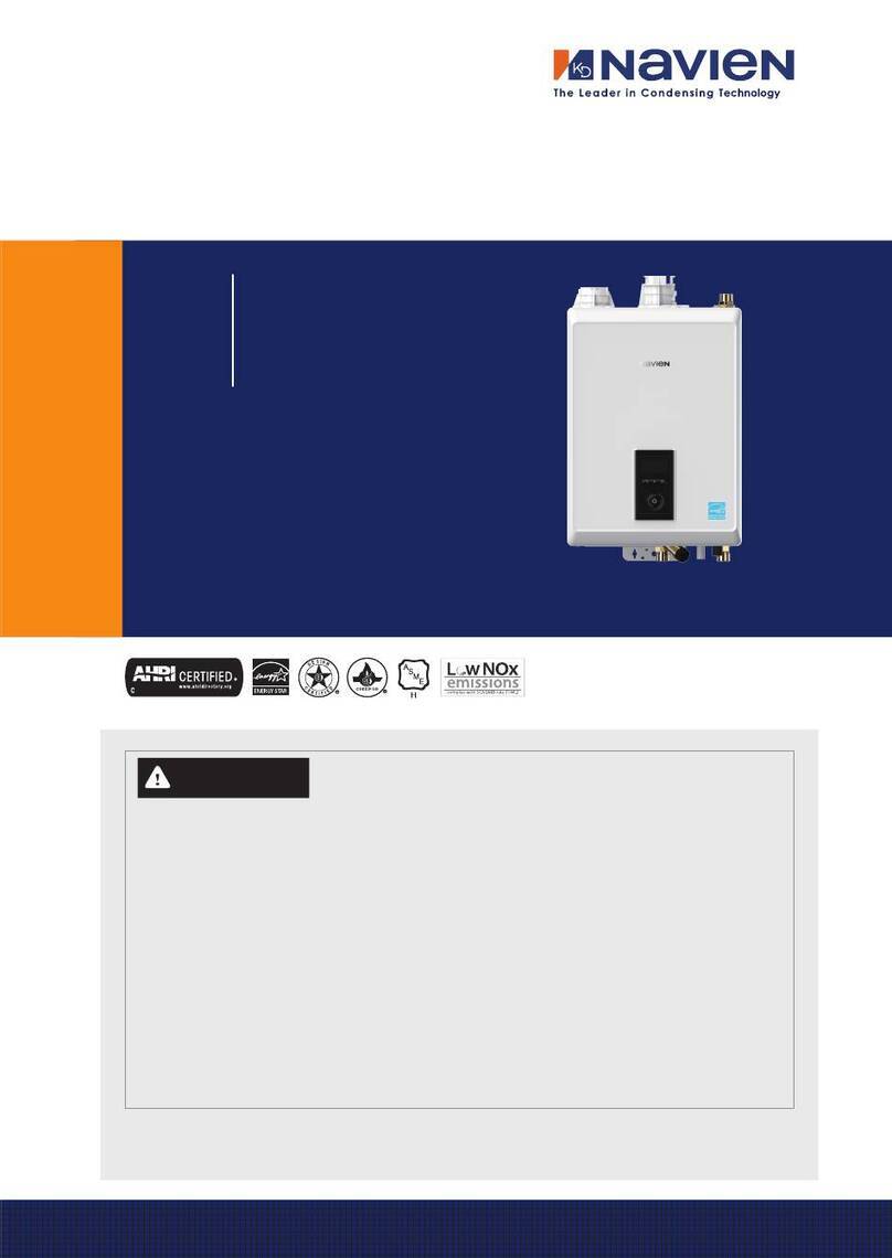 Navien NHB H Series User manual Navien NHB H Series User manual