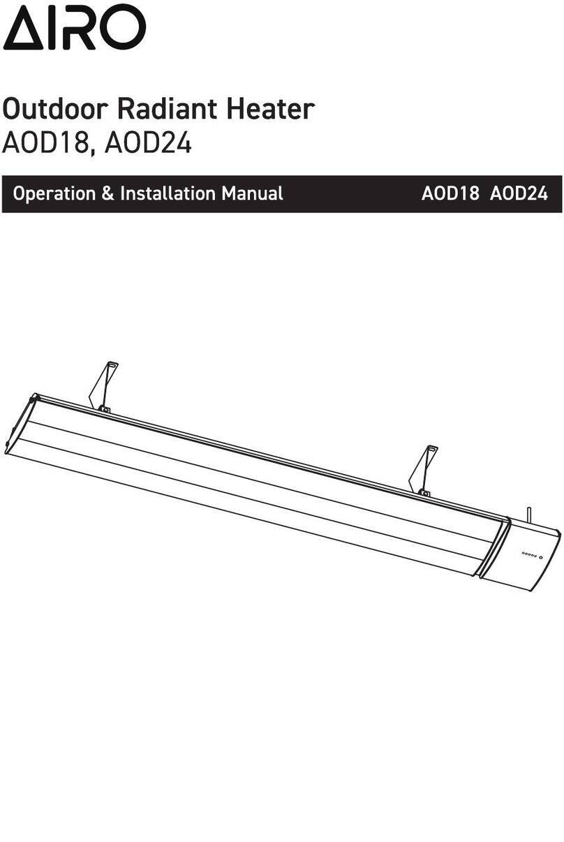 Airo AOD18 Operation & installation manual