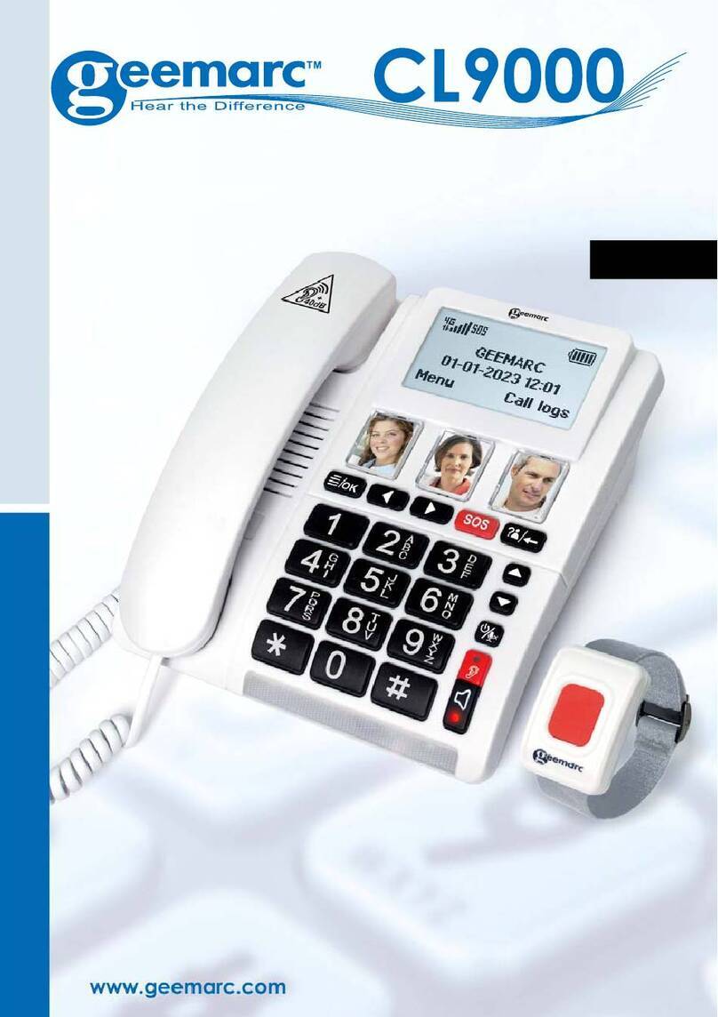 Geemarc CL9000 User manual