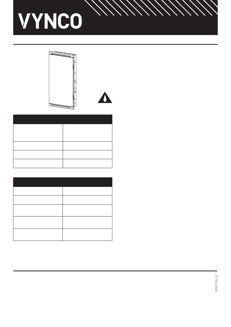 Vynco VMC334 installation instructions Vynco VMC334 installation instructions