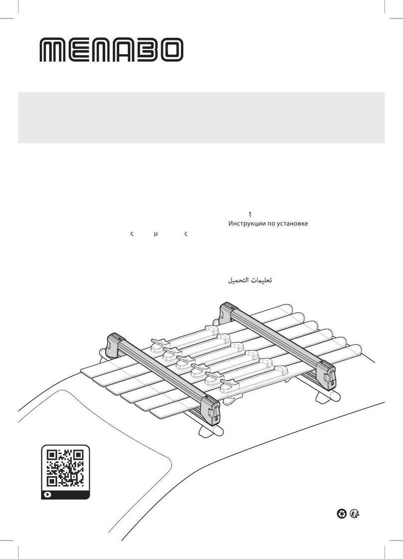 Menabo YELO 4 NS Fitting instructions