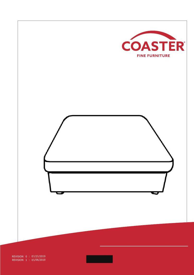 Coaster 551453 Assembly instructions Coaster 551453 Assembly instructions