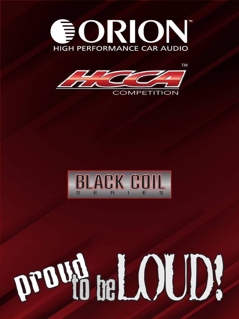 Orion BLACK COIL HCCA Series manual