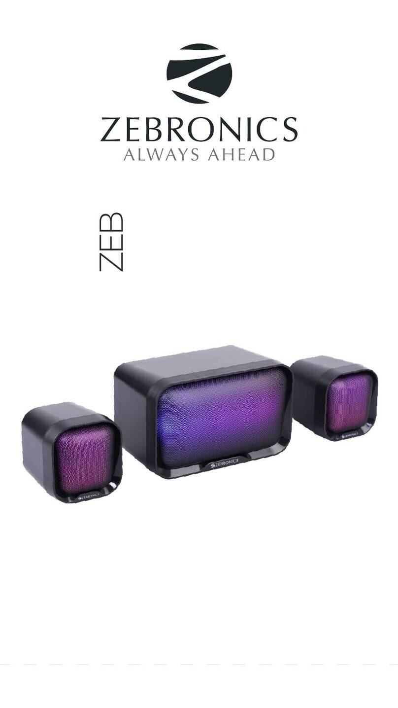 Zebronics ZEB-PLUTO 1 User manual Zebronics ZEB-PLUTO 1 User manual