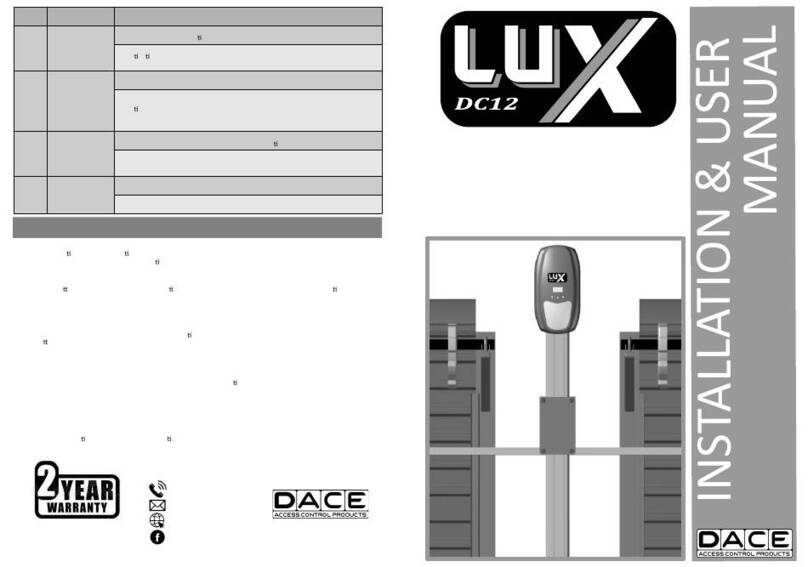 DACE LUX DC12 Instruction Manual