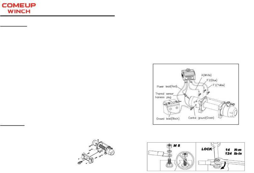 Come.up Winch Seal Slim 12.5 quick start guide