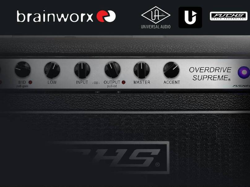 Brainworx Fuchs Overdrive Supreme Plugin Manual