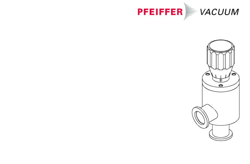 Pfeiffer Vacuum EVA 016S User manual