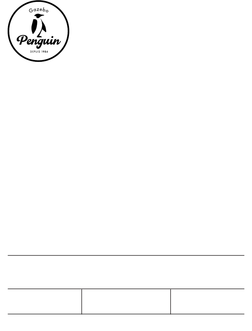 Penguin SOLARIUM FLORENCE 8X12 instruction manual