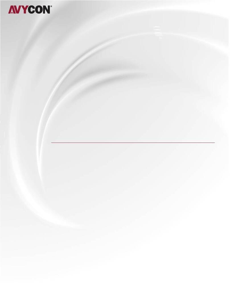 AVYCON AVN W10-2P08W96G quick start guide