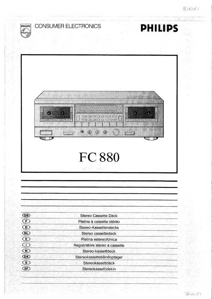 Philips FC 880 manual