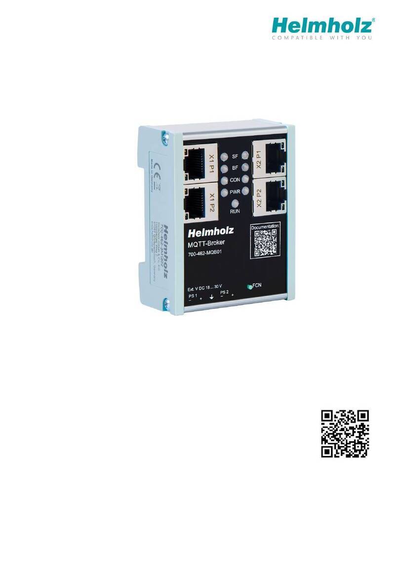 Helmholz MQTT Broker manual