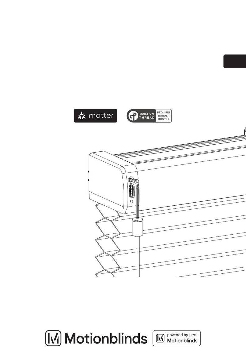 MOTION BLINDS Honeycomb user manual