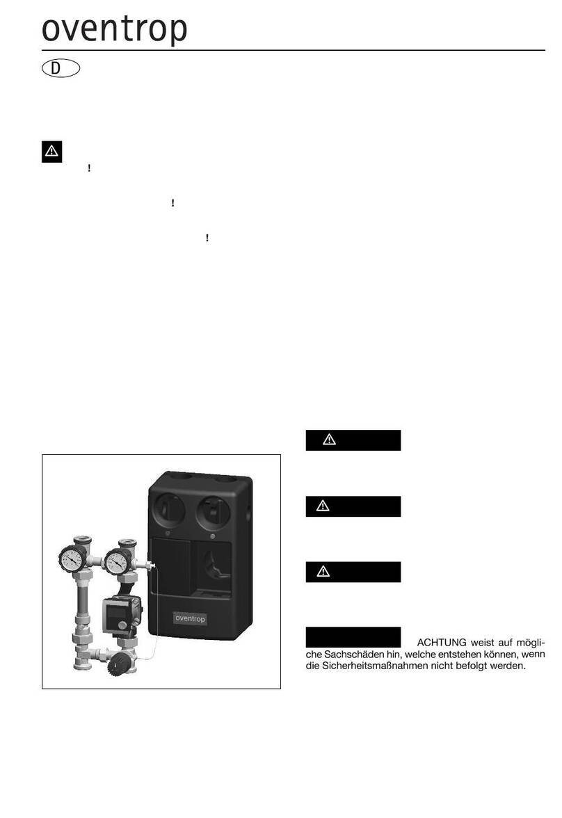 oventrop Regumat F-130 Installation and operating instructions