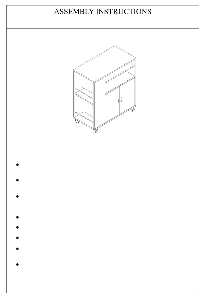 InRoom Furniture K6420 Assembly instructions