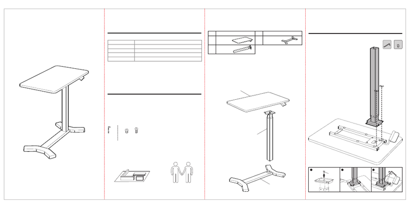 Loctek MT025-7040 installation guide Loctek MT025-7040 installation guide