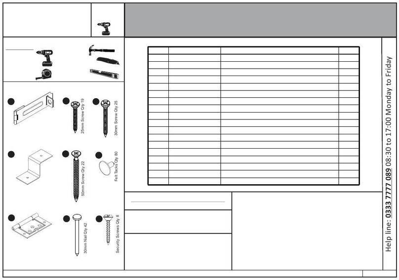 Forest garden ODP64FP User manual