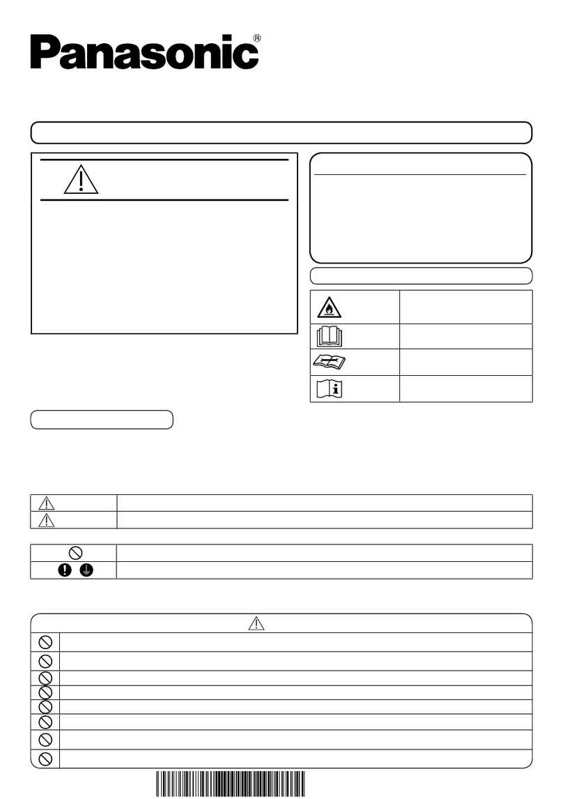 Panasonic WH-SDC0309K3E5 installation manual