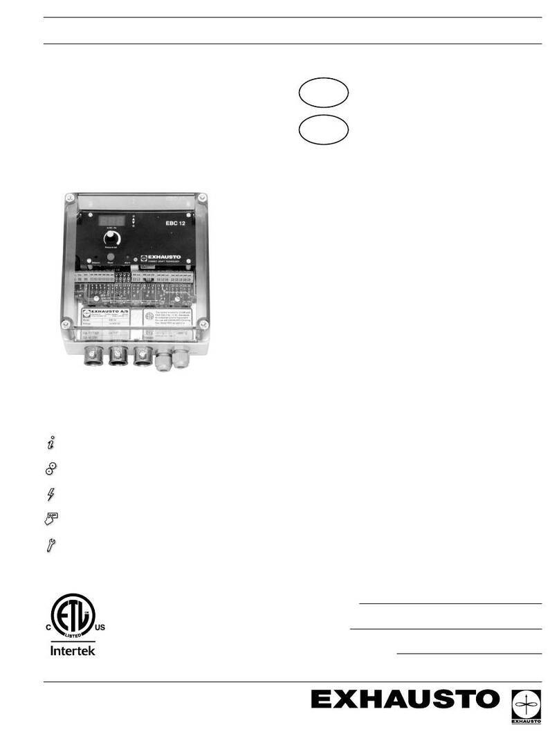 Exhausto EBC 12 Installation instructions