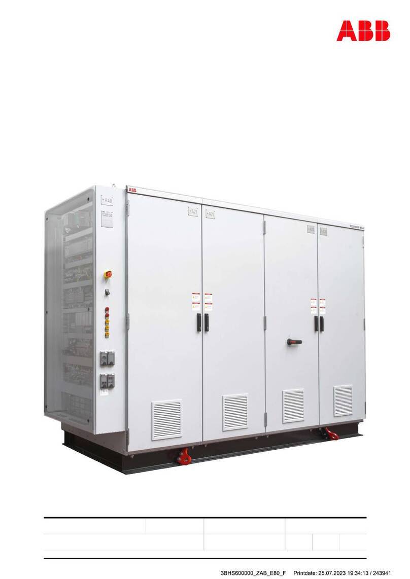 ABB PCS6000 Service manual