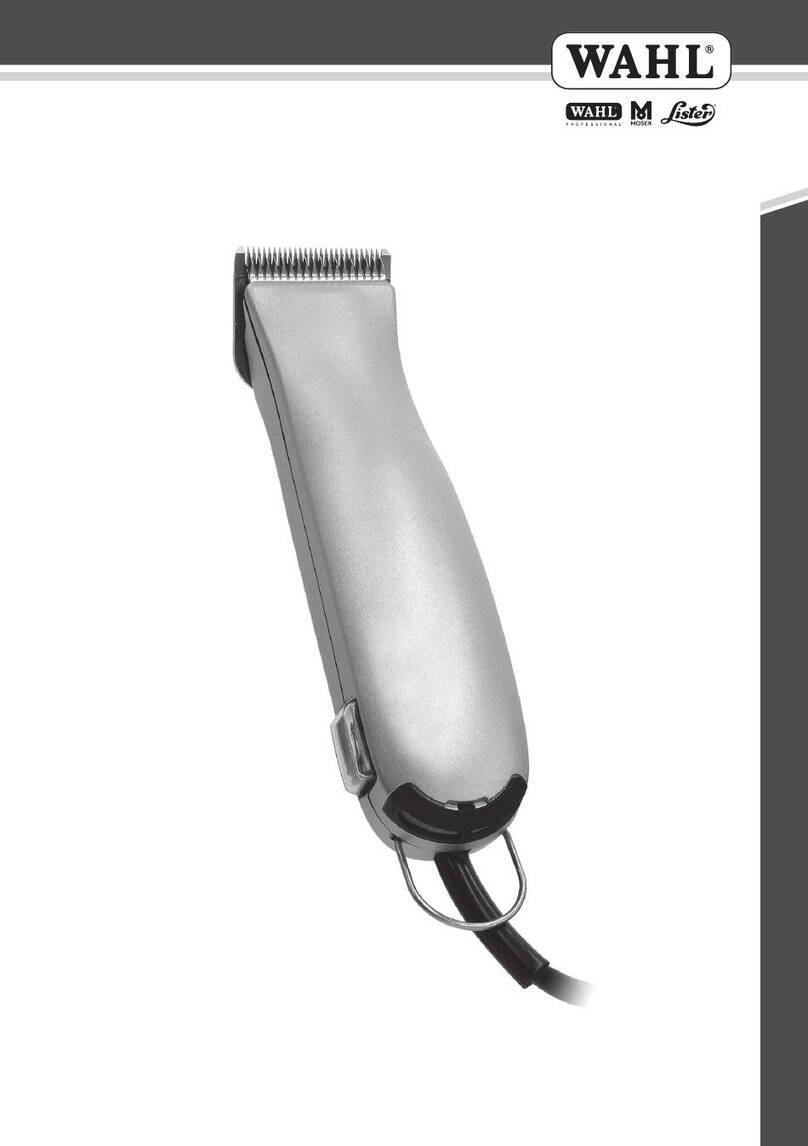 Wahl 1245 operating manual