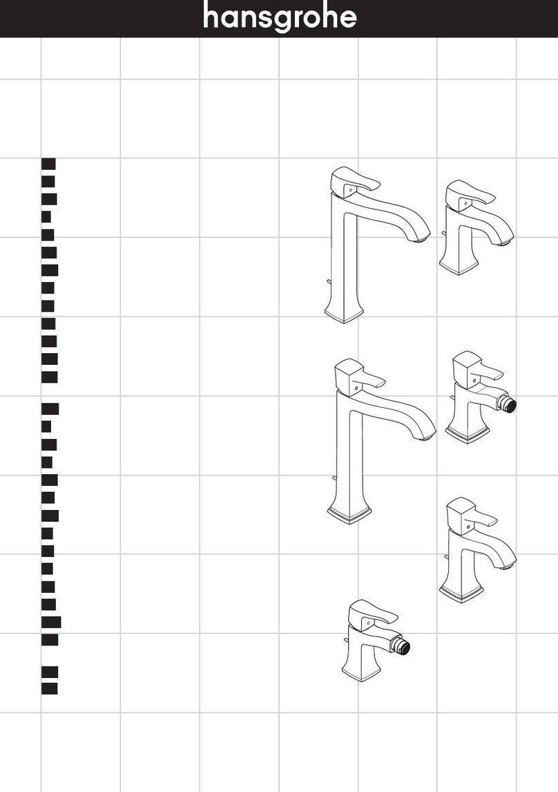 Hans Grohe Metris Classic 31078 Series Instructions for use/assembly instructions Hans Grohe Metris Classic 31078 Series Instructions for use/assembly instructions