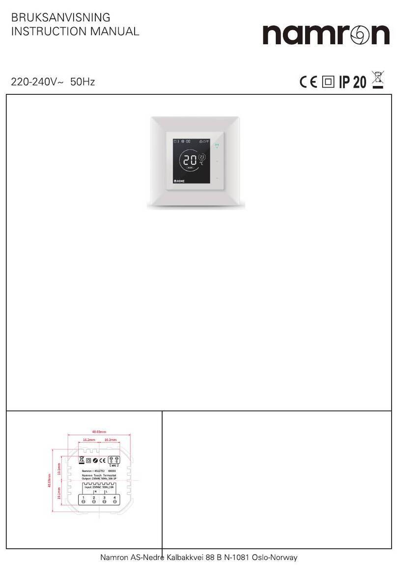 Namron 4512752 instruction manual