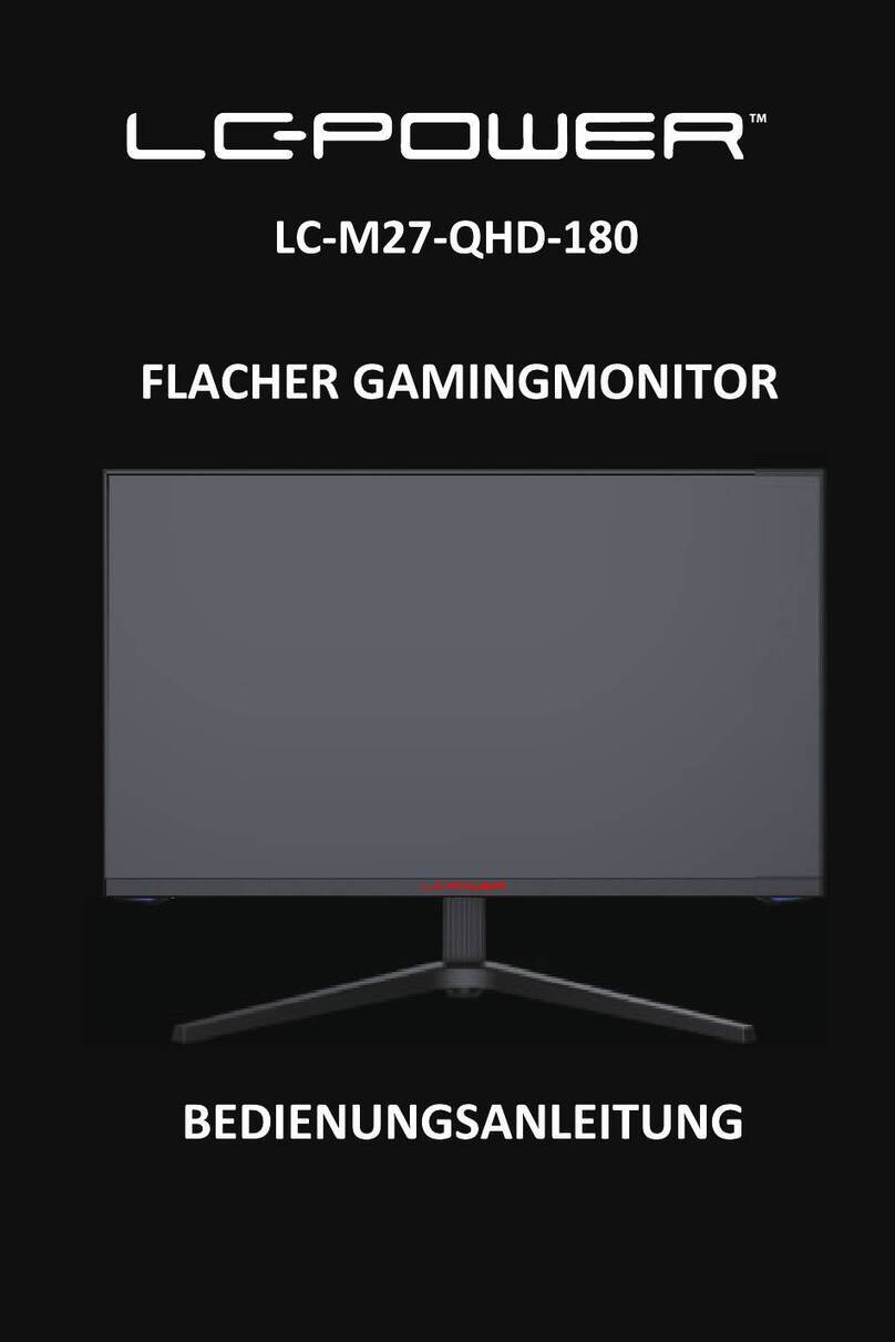 LC-POWER LC-M27-QHD-165 User manual LC-POWER LC-M27-QHD-165 User manual