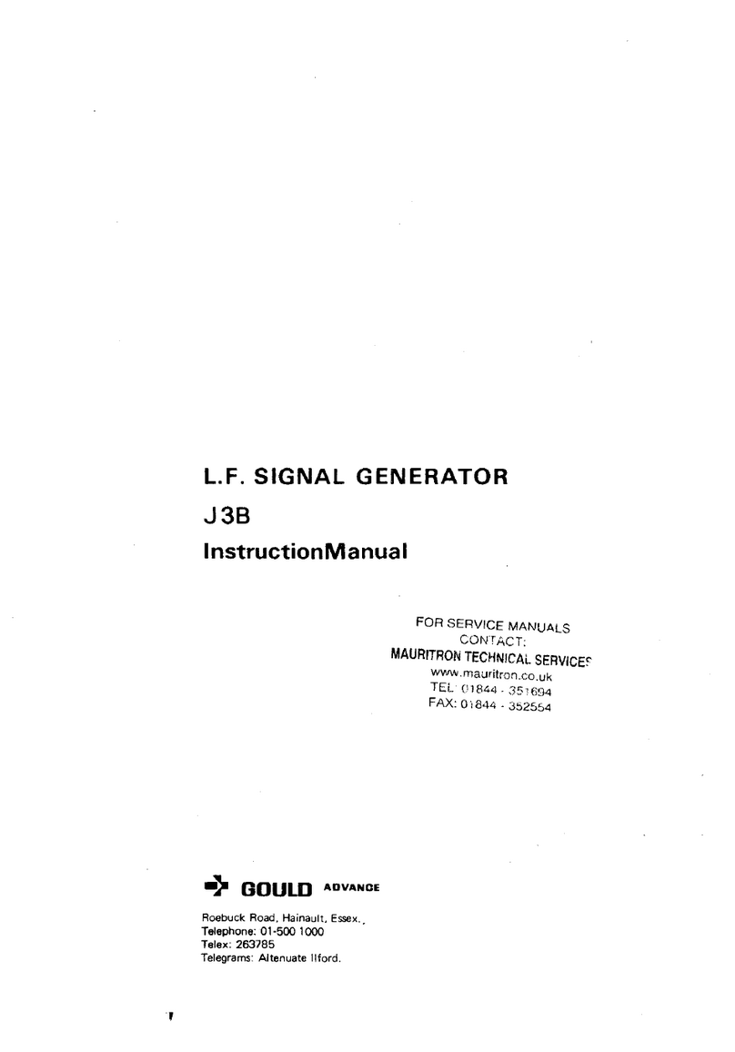 Gould J3B User manual