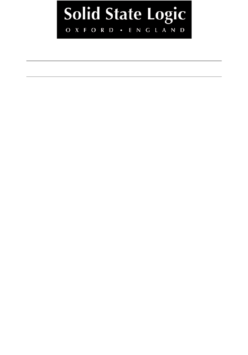 Solid State Logic SSL 4K E User manual Solid State Logic SSL 4K E User manual