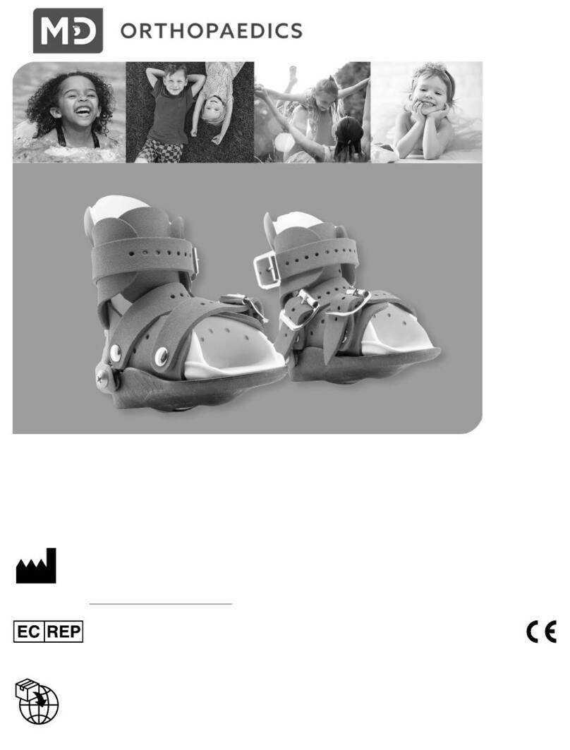 MD Orthopaedics Mitchell Ponseti Ankle Foot Orthosis Instructions for use